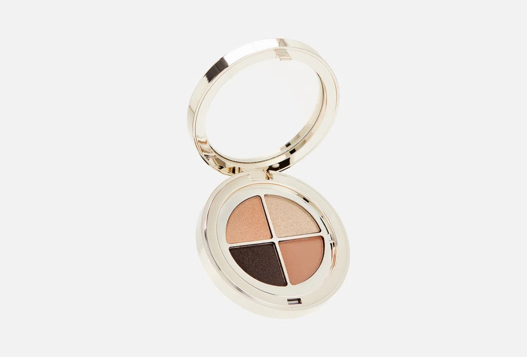 Палетка теней для век Clarins Ombre 4 Couleurs, оттенок 08 Amber Gradation, 4,2 г