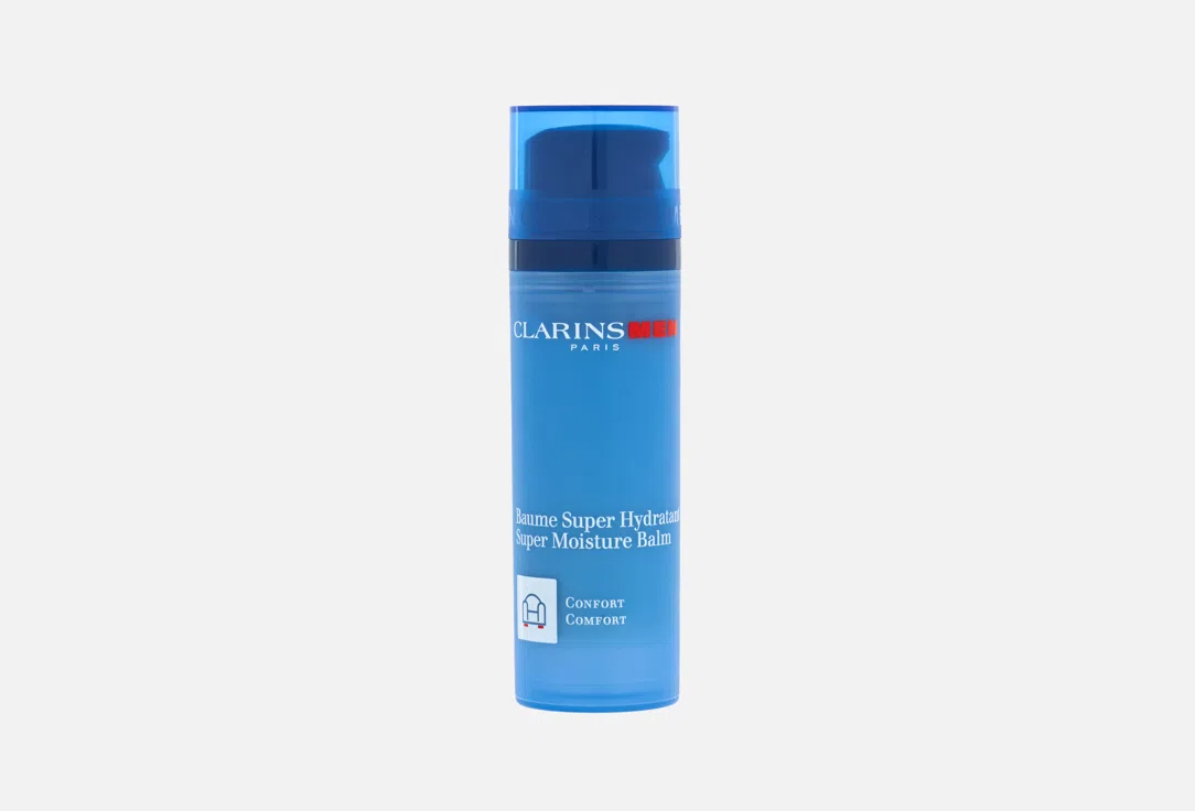 Бальзам для лица увлажняющий мужской Clarins Men Super Hydratant, 50 мл