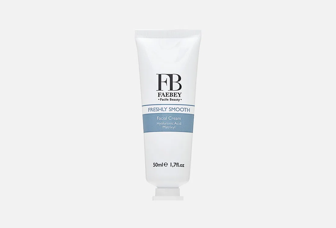 Крем для лица FAEBEY FRESHLY SMOOTH Facial Cream Hyaluronic Acid + Matrixyl 50 ml