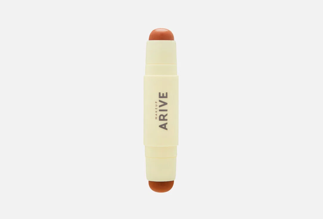 Двойные румяна-стик для лица Arive Makeup Matte & Dewy 01, 10 г