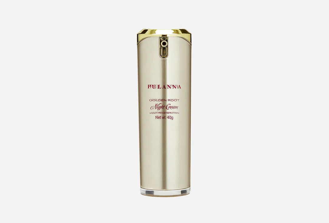 PULANNA Крем для лица ночной мульти-регенерирующий Золотой корень Night Cream Multi-Regeneration 40г