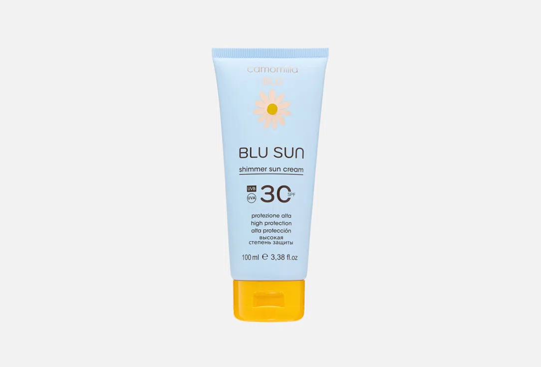 Крем для лица и тела с шиммером Camomilla Blu, SPF30, 100 мл