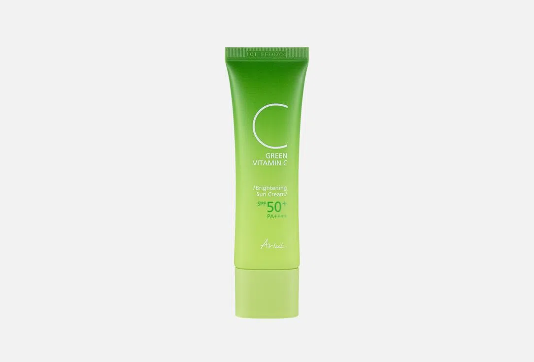 Солнцезащитный крем green vitamin C HYDRATING SUN CREAM SPF50/PA++++ 50ML (ARIUL)