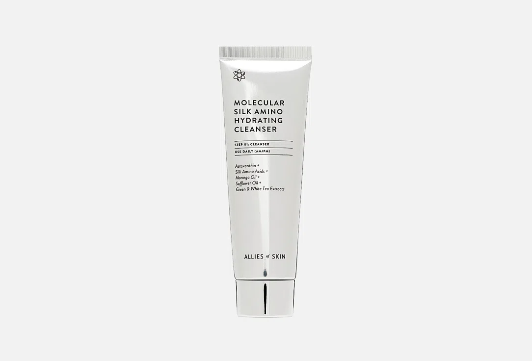 Бессульфатный гель для умывания Allies of Skin Molecular Silk Amino Hydrating, 25 мл