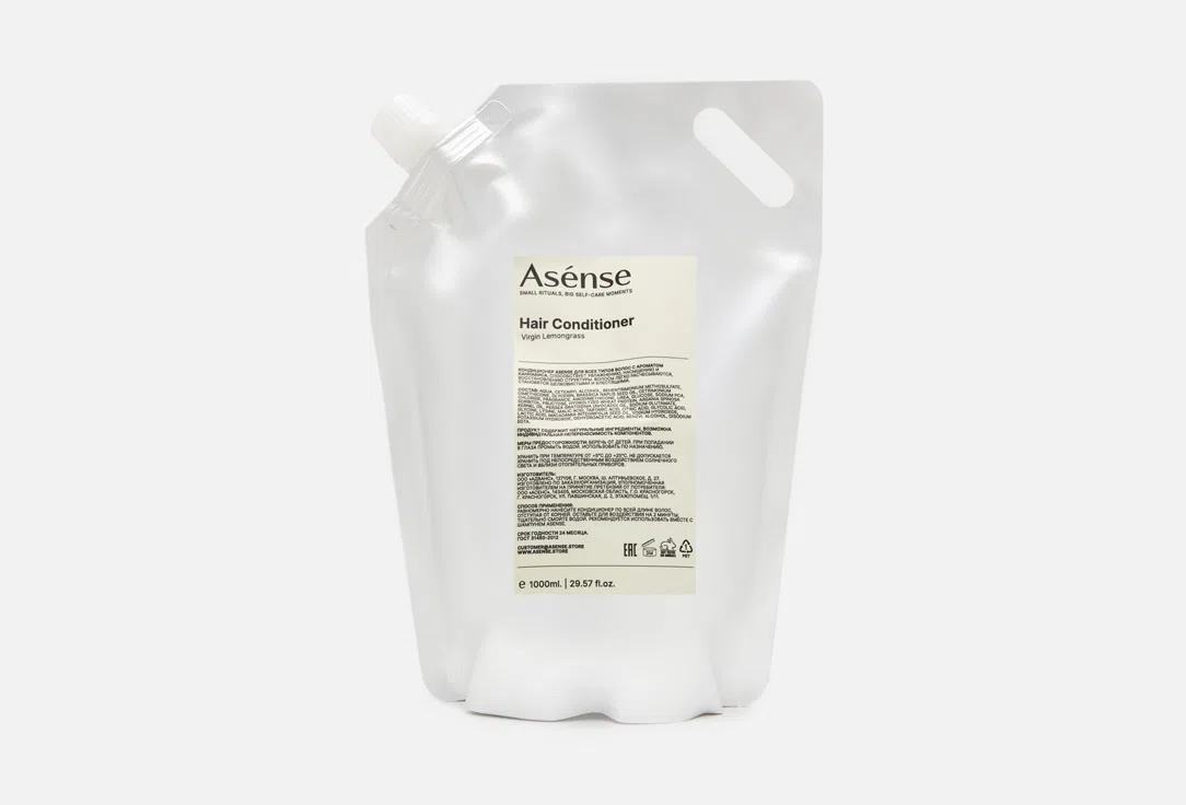 Asense Кондиционер для волос Virgin Lemongrass 1л