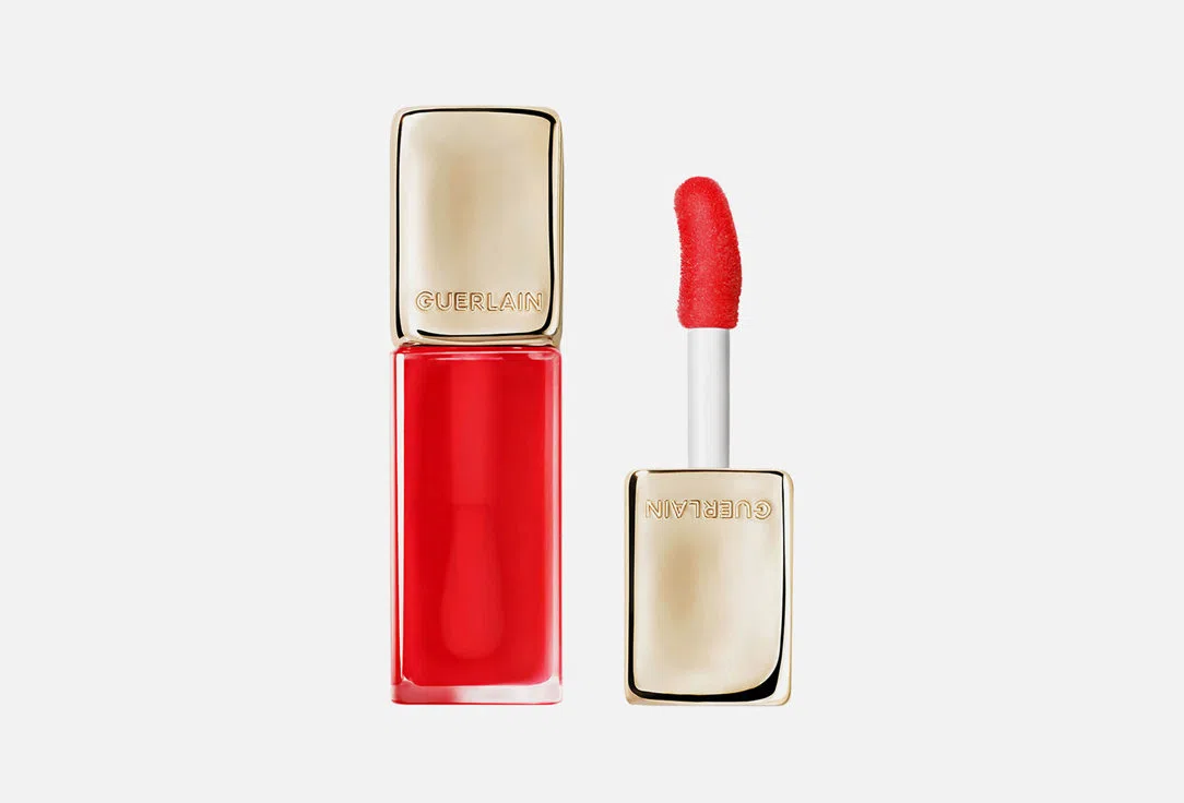 Масло-тинт для губ Guerlain KissKiss Bee Glow, оттенок 775 Красный мак, 9,5 мл