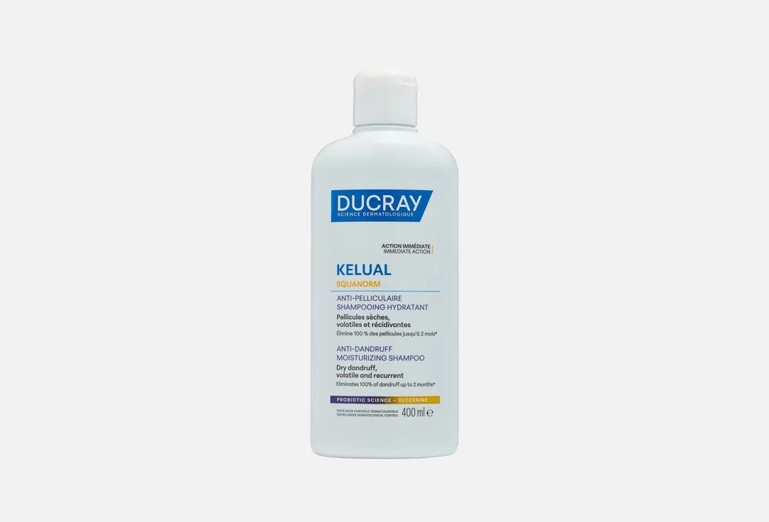 DUCRAY Шампунь для волос Kelual squanorm Против сухой перхоти 400мл
