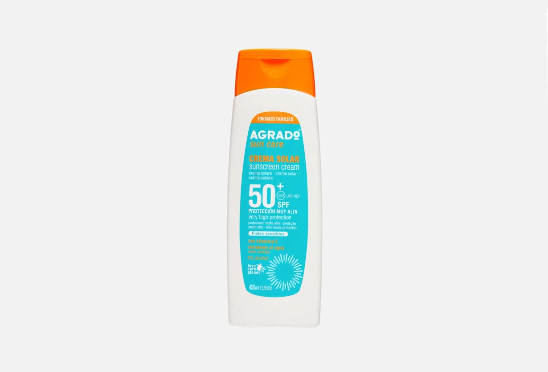 Agrado Крем для тела Солнцезащитный SPF50+ 400мл