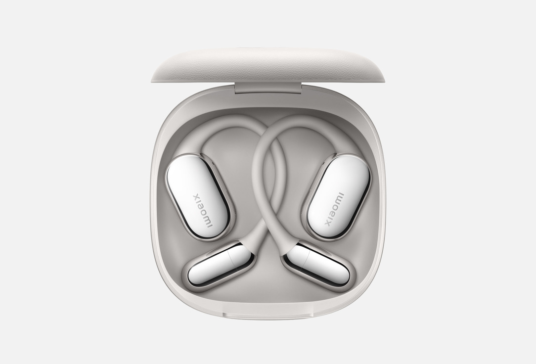 Наушники беспроводные Xiaomi OpenWear Stereo, титановый сплав, жидкий силикон, пластик, кожа, серый (titan gray)