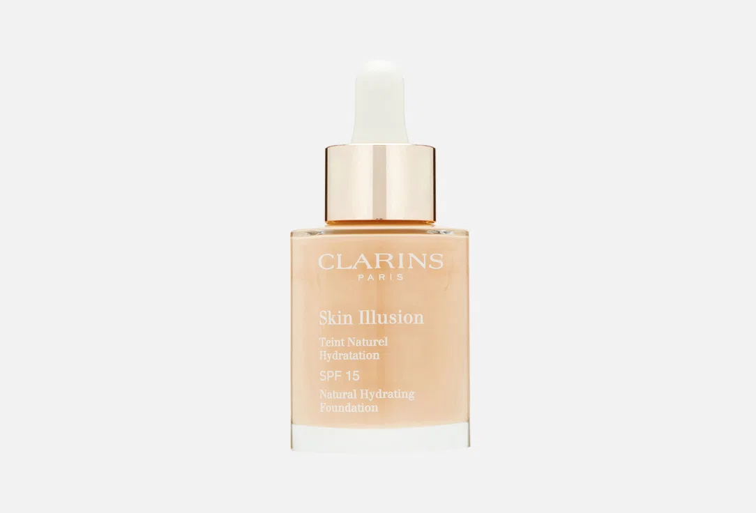 Тональный флюид Clarins Skin Illusion SPF15, оттенок 101W, 30 мл