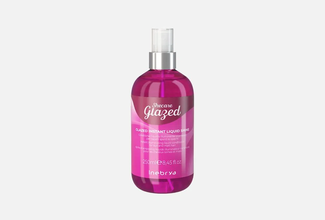 Кондиционирующий лосьон для блеска волос Inebrya Shecare Glazed Instant Liquid Shine, 250 мл