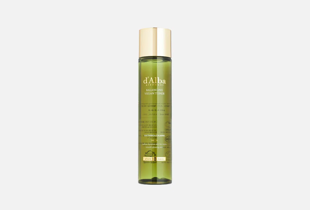 Тонер для лица d'Alba Mild Skin Balancing Vegan Toner, 150 мл