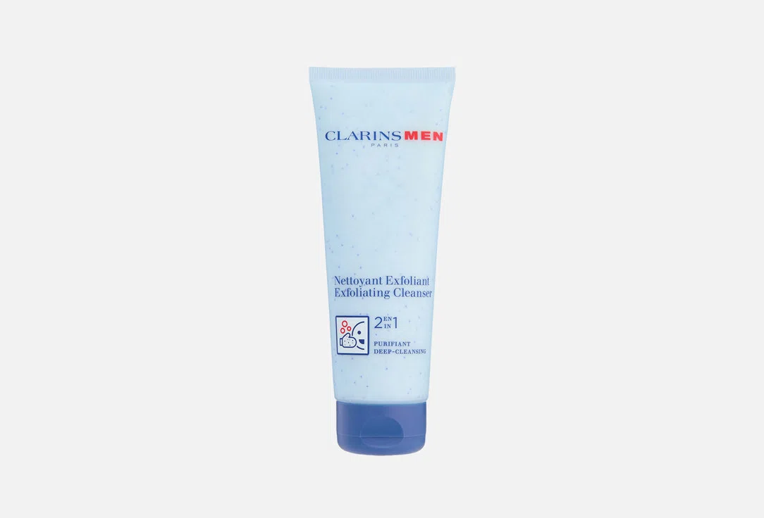 Крем для лица очищающий и отшелушивающий Clarins Men, 125 мл