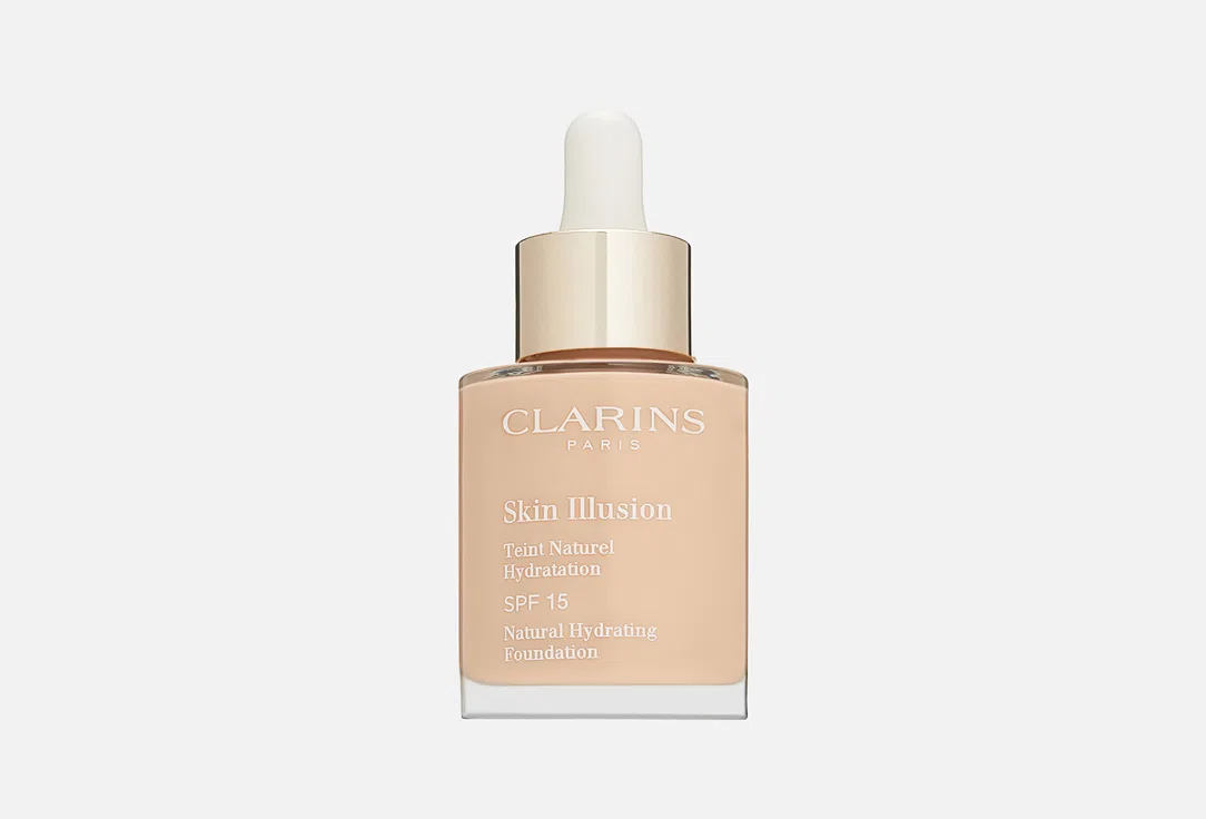 Тональный крем-флюид Clarins Skin Illusion, оттенок 108.5W, 30 мл