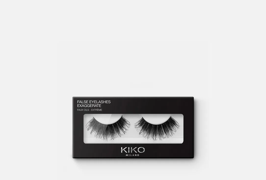 Накладные ресницы Kiko Milano False Eyelashes Exaggerated, черные, 3 шт