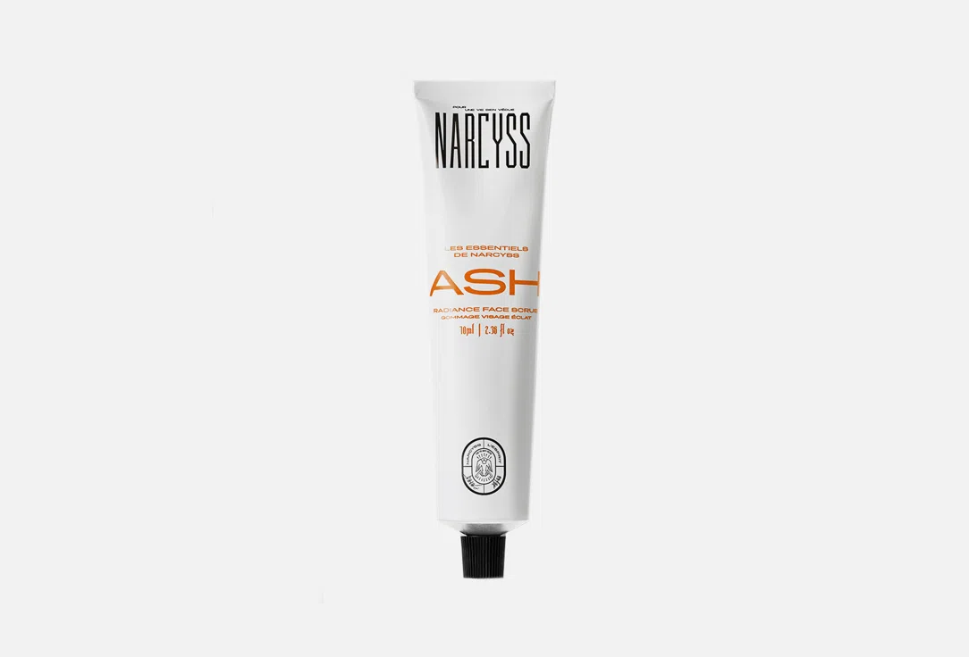 Освежающий скраб для лица Narcyss Ash Radiance, 70 мл, для мужчин