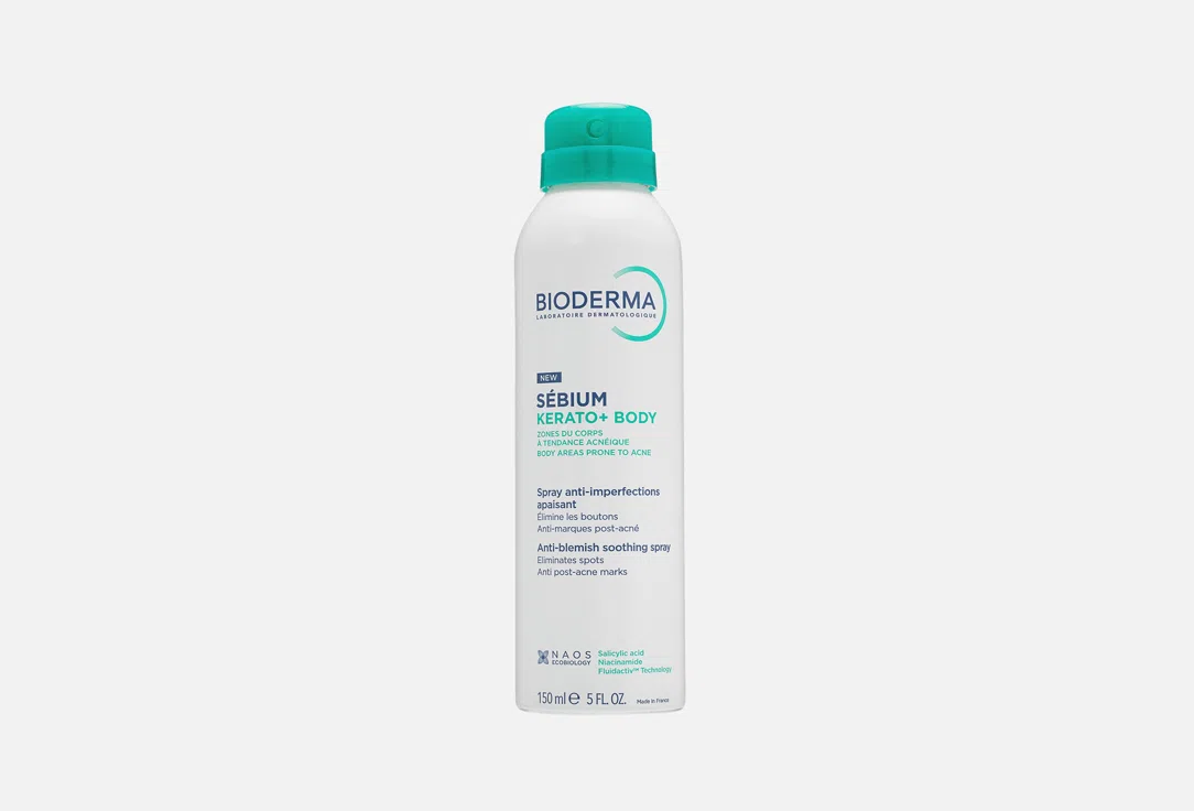 Спрей для тела Bioderma Sebium Kerato+, 150 мл