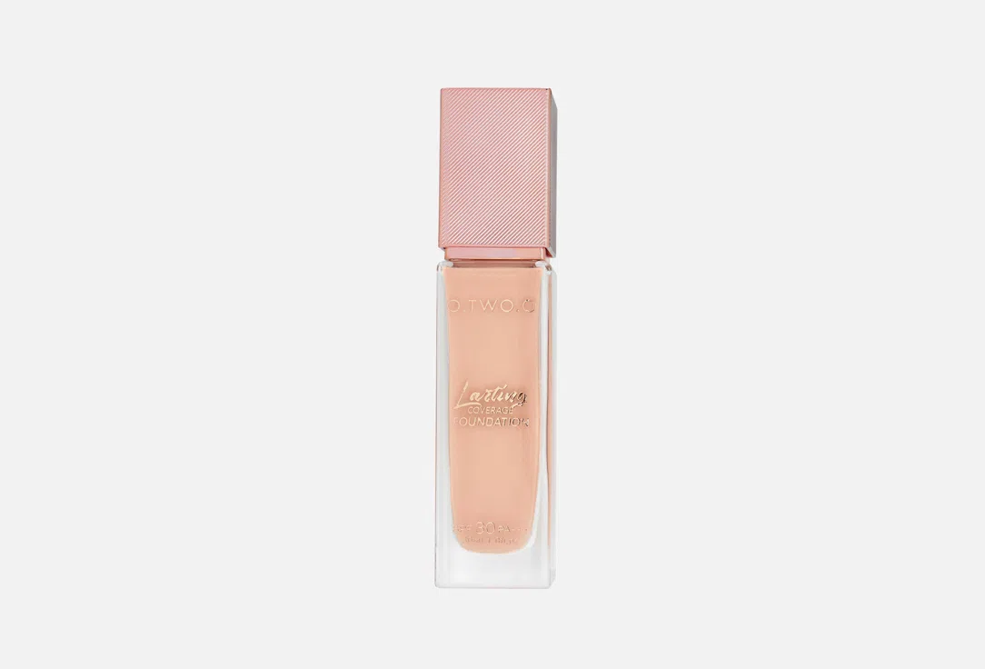 HC004-02 O.TWO.O Матирующая тональная основа Светлый бежевый 30ml