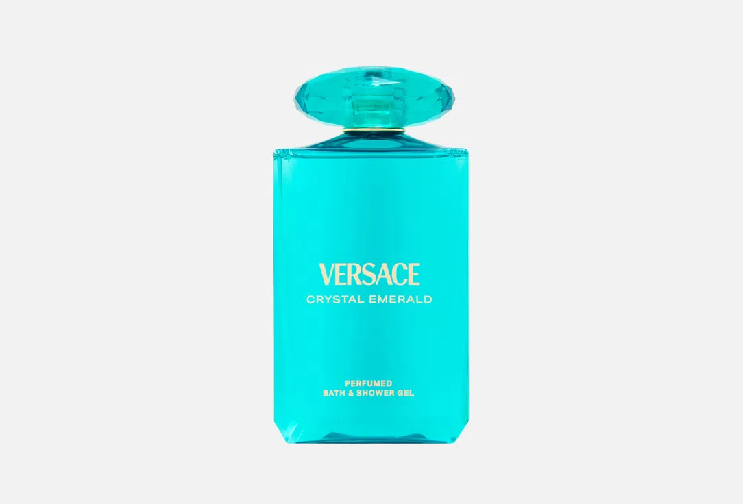 Парфюмированный гель для душа и ванны Versace Crystal Emerald, 200 мл