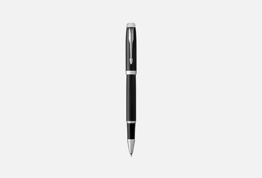 Ручка-роллер Parker IM Core Black Chrome CT, F, черная