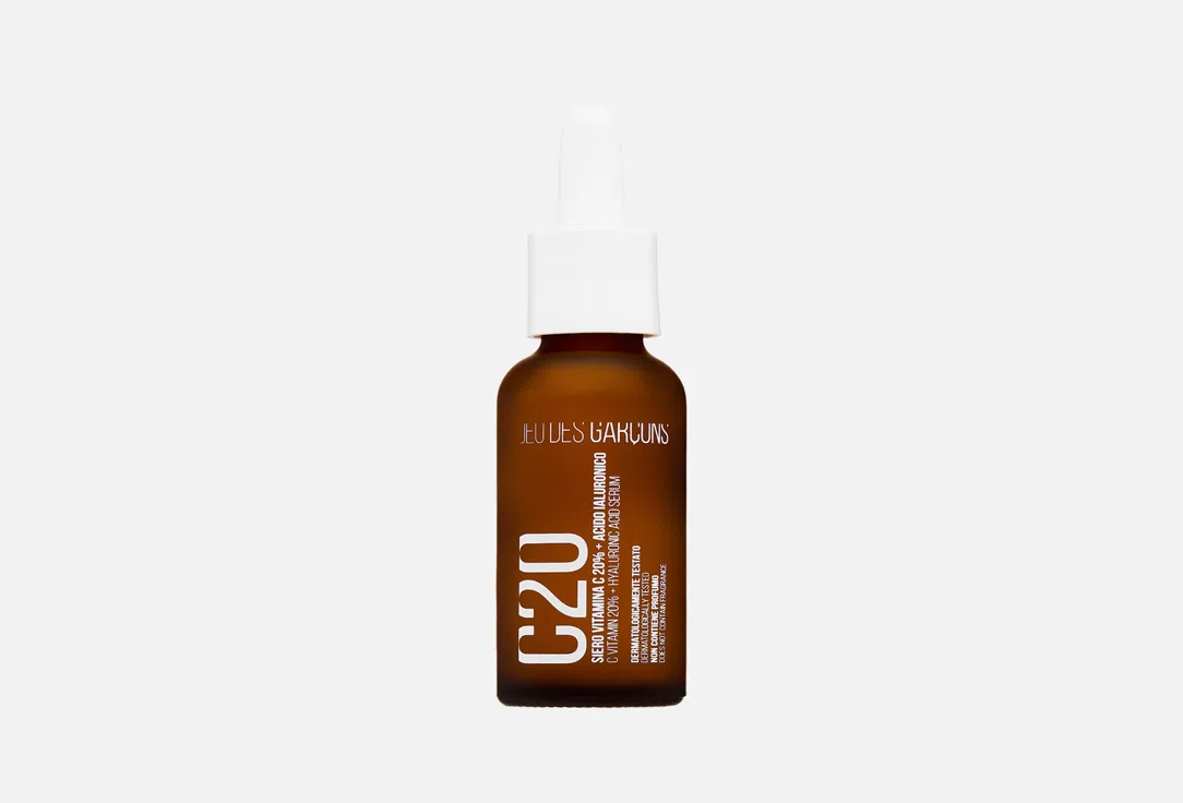 JEU DES GARCONS Сыворотка для лица C20 C VITAMIN 20%+HYALURONIC ACID 30мл