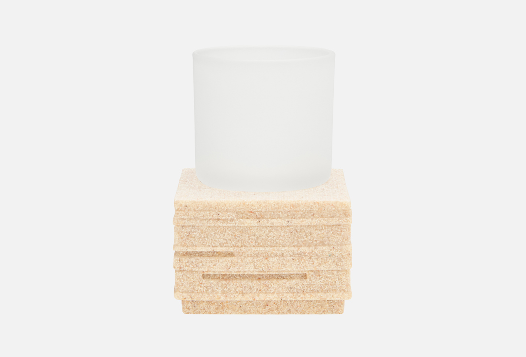 Стаканчик для зубных щеток Ridder Brick, бежевый