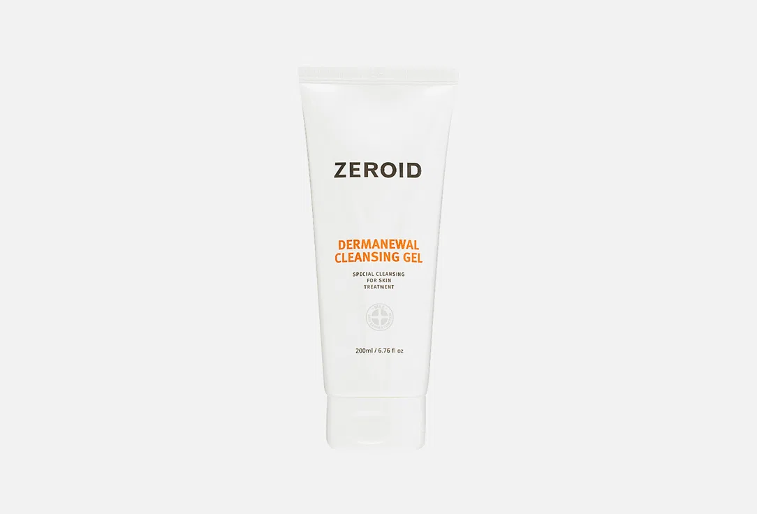 Очищающий гель для умывания Zeroid Dermanewal, 200 мл
