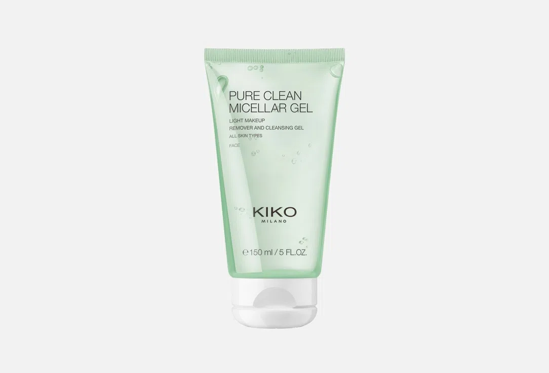 Мицеллярный гель для умывания Kiko Milano, 150 мл
