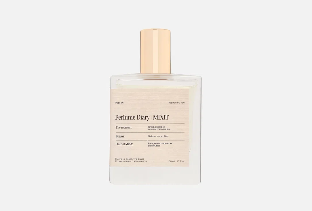 Mixit Парфюмерная вода д/женщин Perfume Diary Page 01 50мл