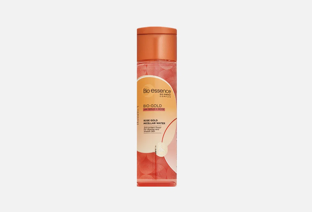 Мицеллярная вода Essence Bio-essence Bio Gold и розовая вода, 190 мл