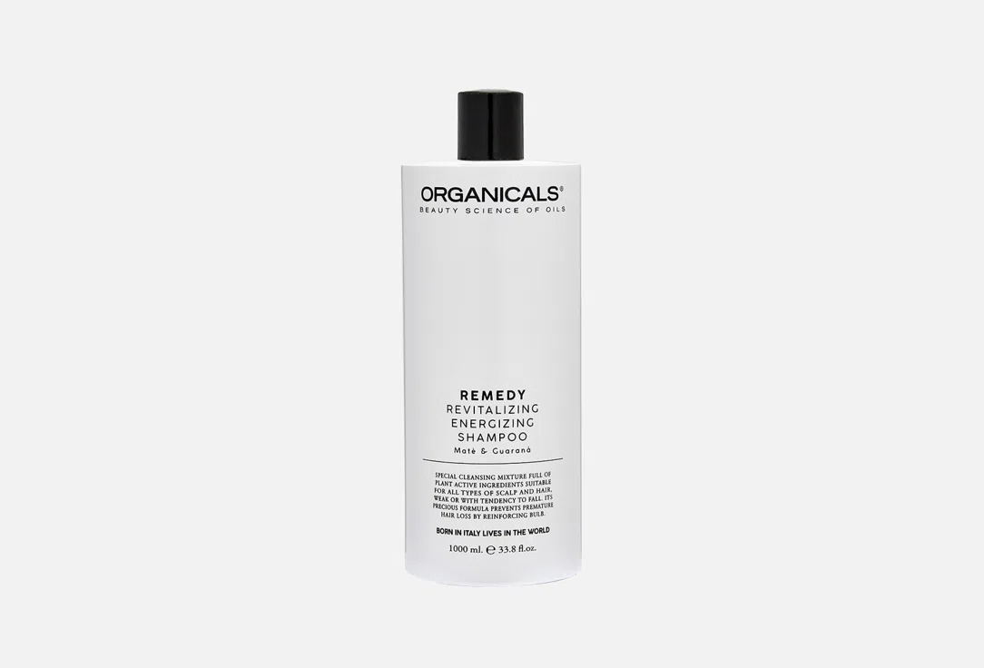 ORGANICALS Шампунь против выпадения REVITALIZING ENERGIZING Mate&Guarana 1л