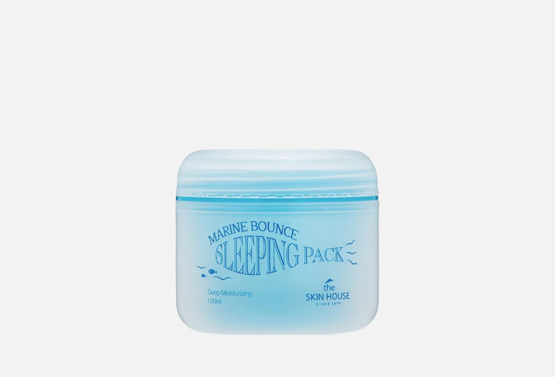 Ночная маска для лица с морским коллагеном The Skin House Marine Bounce Sleeping Pack, 100 мл