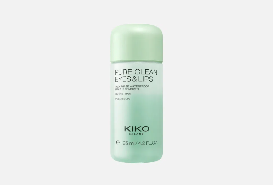 Двухфазное средство для снятия макияжа Kiko Milano Pure Clean, 125 мл