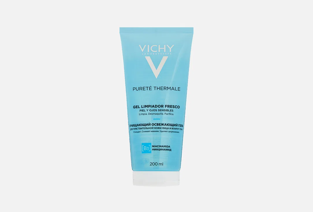 Очищающий гель для лица Vichy для чувствительной кожи, 200 мл