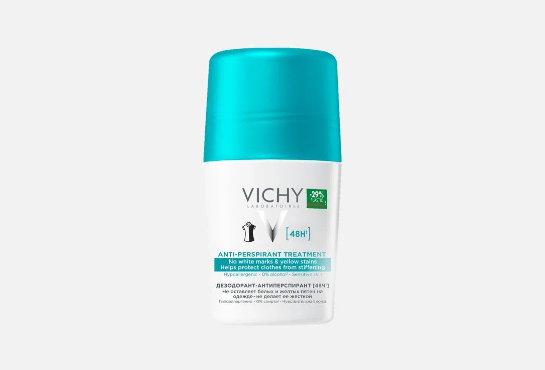 Дезодорант-антиперспирант шариковый Vichy, 50 мл