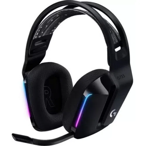 Гарнитура компьютерная игровая Logitech G733 Lightspeed, для компьютера и игровых консолей, накладные, радио, черный 981-000867