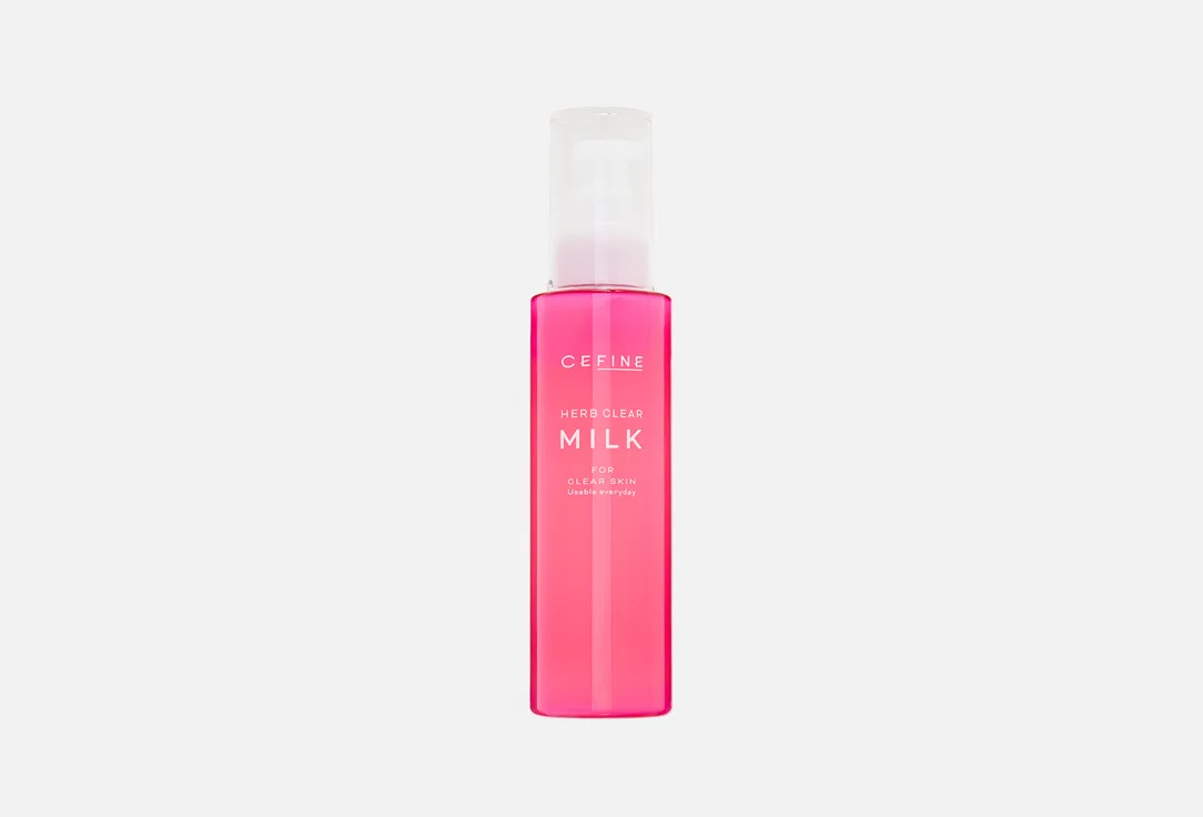 CEFINE Молочко-пилинг очищающий для лица Beauty Pro Herb Clear Milk 120мл