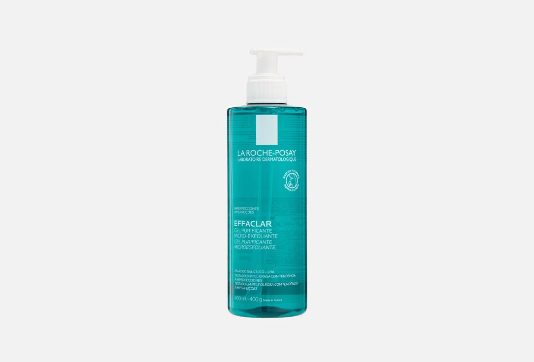 Гель для лица и тела La Roche-Posay Effaclar микроотшелушивающий, 400 мл