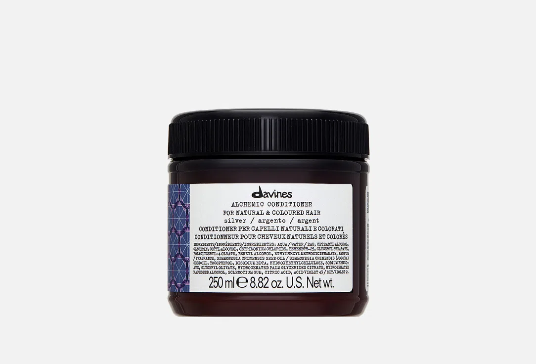 Оттеночный кондиционер Davines Alchemic Silver, 250 мл