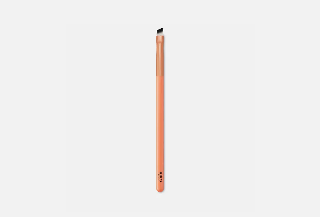 Кисть для макияжа Kiko Milano Smart Eyeliner Brush, скошенная, синтетический ворс