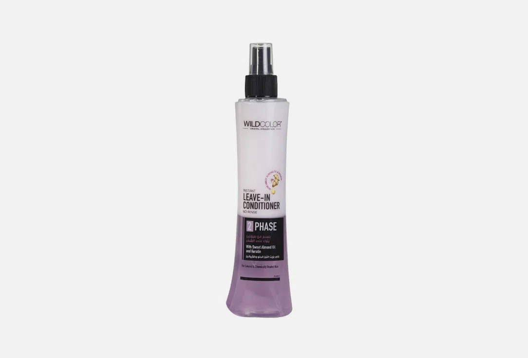 Двухфазный кондиционер для волос Wild Color Almonds and Keratin, 250 мл