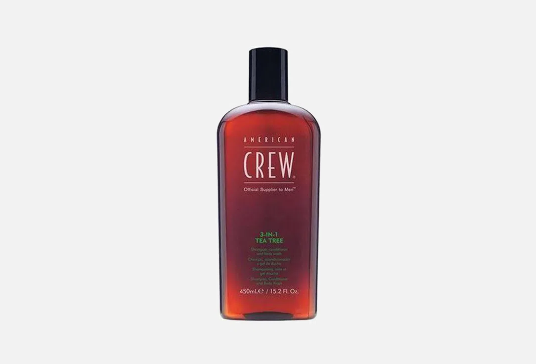 American Crew Шампунь для волос 3in1 Tea tree 450мл