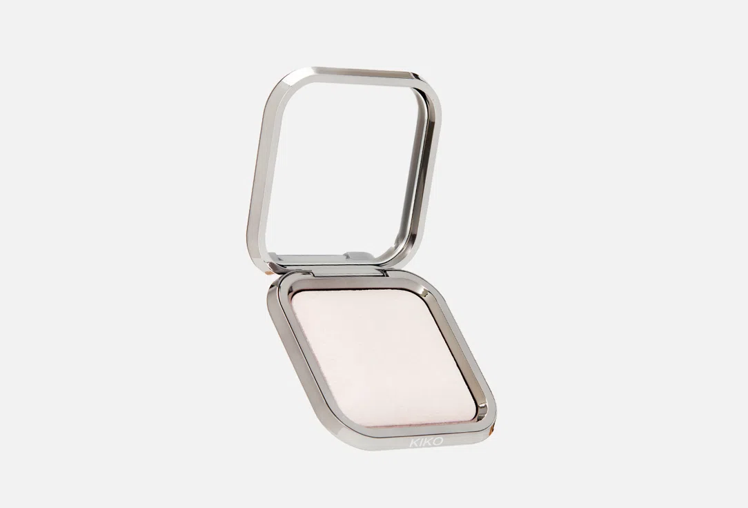 Хайлайтер для лица Kiko Milano Glitter Baked, белый, 6 г
