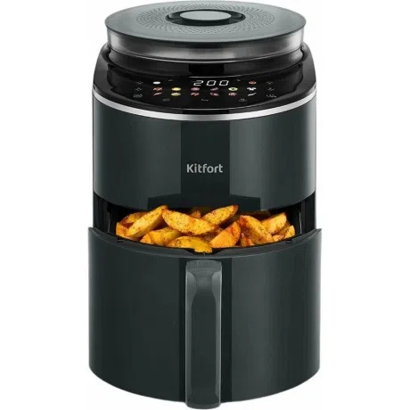 Аэрогриль Kitfort КТ-8155 1500, чёрный